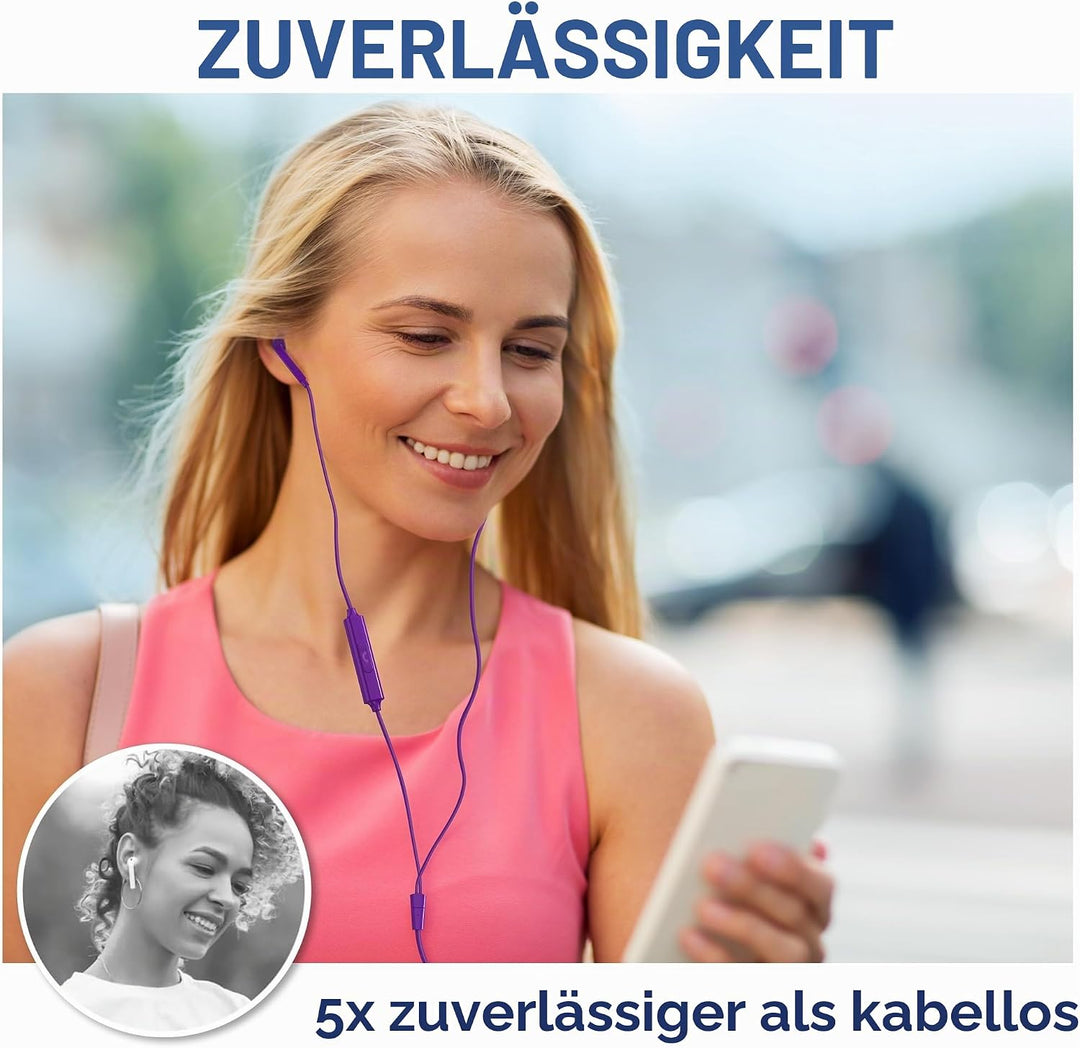 LUDOS FEROX USB C Kopfhörer, 5 Jahre Garantie für iPhone 16 15 Pro Max Plus Samsung Galaxy S24 S23 U