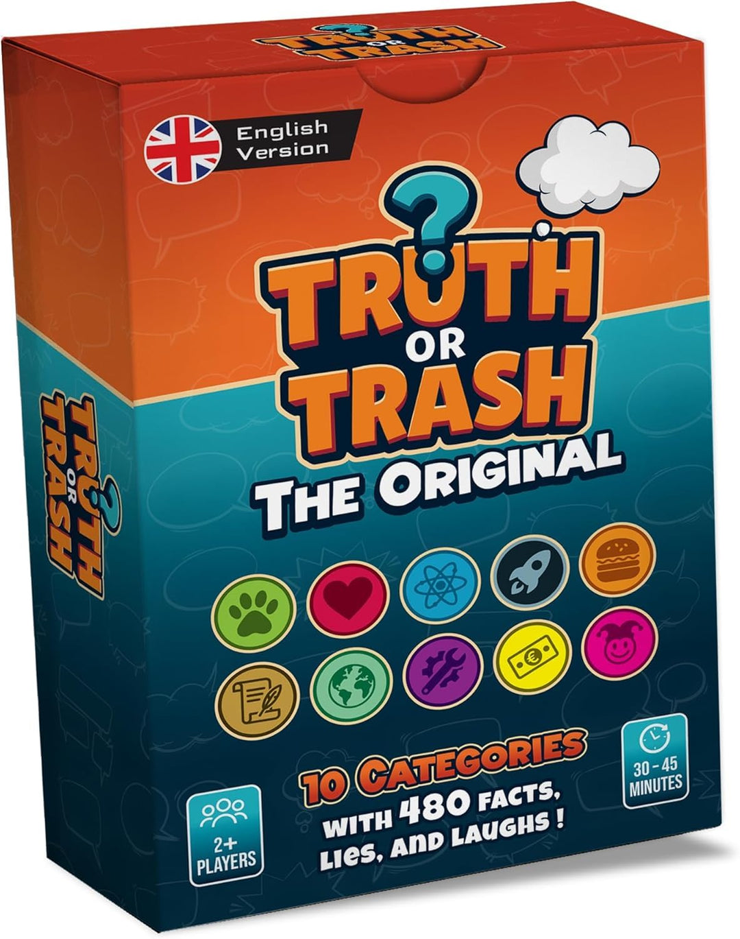 Truth or Trash – Lustiges Kartenspiel für Erwachsene &amp; Familie | Quiz- &amp; Partyspiel | 480 Facts &amp; Li