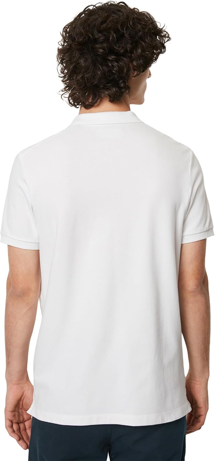 Marc OߴPolo Herren Kurzarm-Poloshirt mit Stretch-Anteil Shaped Fit, 100