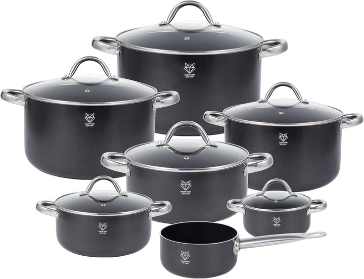 Kochtopf Suppentopf Bratentopf Topf langlebige Procalon®Cera-Beschichtung gehärtete Aluminiumlegieru