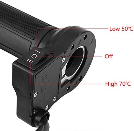 1 Paar Motorradgriffe Universal Elektrisch beheizt Motorrad Griffe Griffe 22mm (7/8")