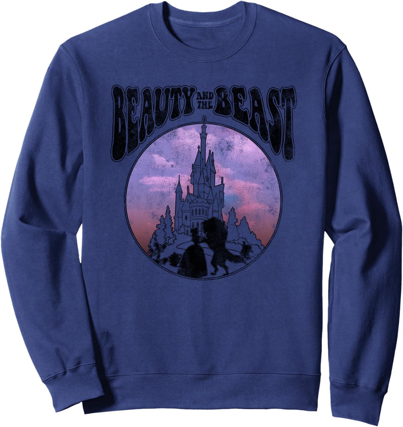 Disney Beauty & The Beast Vintage Retro Sweatshirt