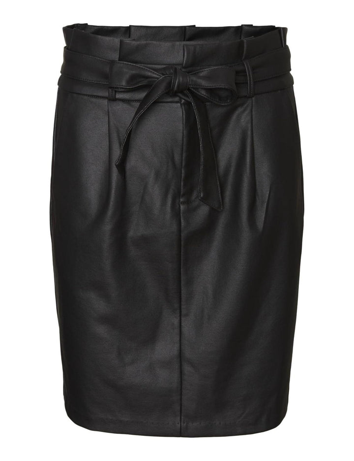 VERO MODA Damen Vmeva Hr Paper Coated SKT Ga Ptt Noos PU Rock, XXS Petite