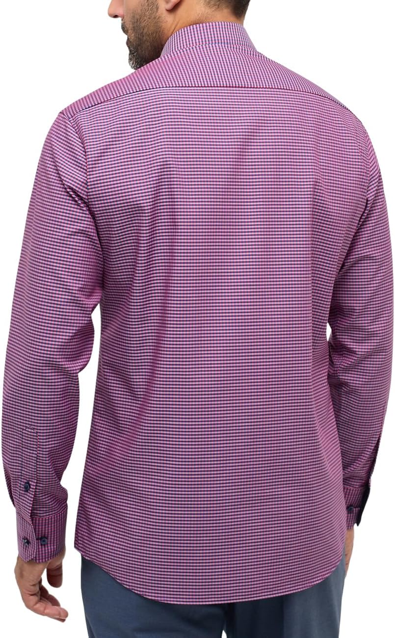 ETERNA Male T-Shirt mit Rundhals 40 Rot, 40 Rot