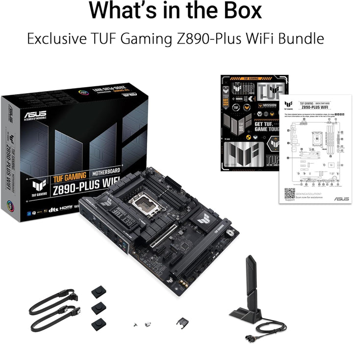 ASUS TUF Gaming Z790-PLUS WiFi Mainboard Intel Z790 LGA 1700 ATX (PCIe 5.0, Four M.2, 16+1 DrMOS, DD