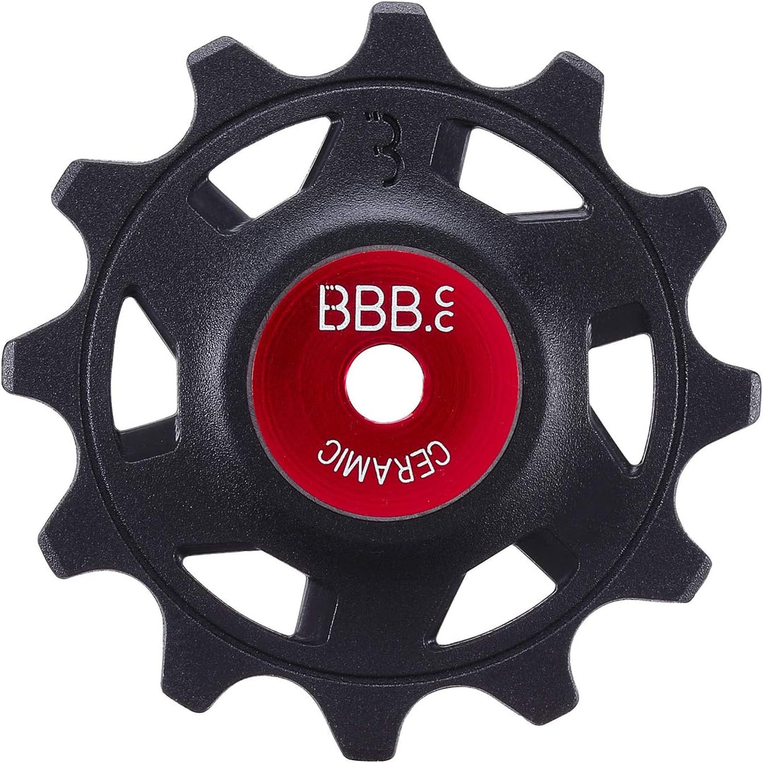 BBB Cycling Fahrradumwerfer Riemenscheibe Keramik 12-T 14-T hintere Stützräder Roller Urban Rennrad