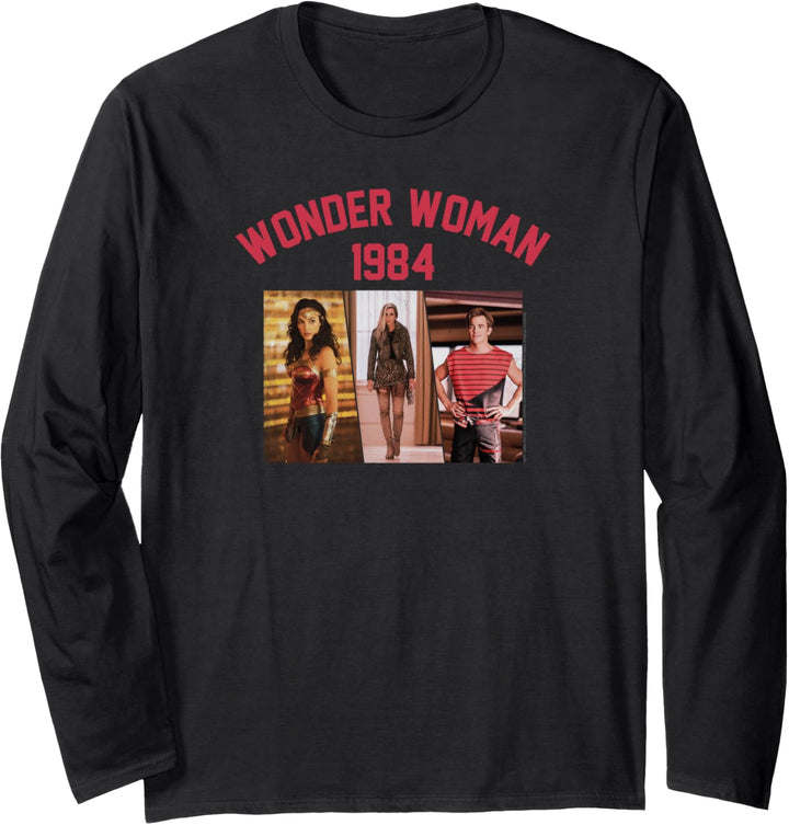 Wonder Woman 1984 Collegiate Montage Langarmshirt