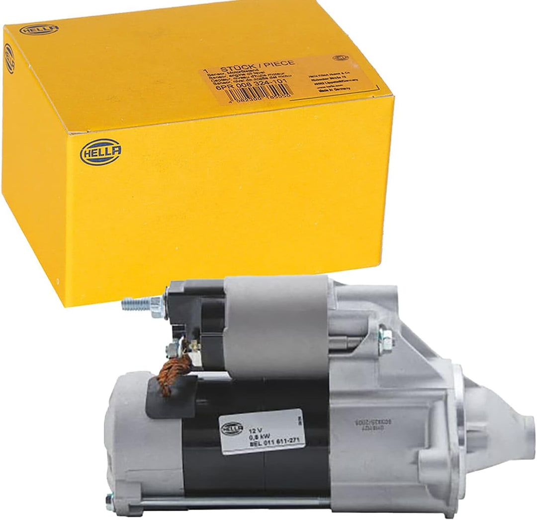 HELLA - Starter/Anlasser - 12V - 0.8kW - für u.a. Toyota Corolla Compact (_E11_) - 8EA 011 611-271