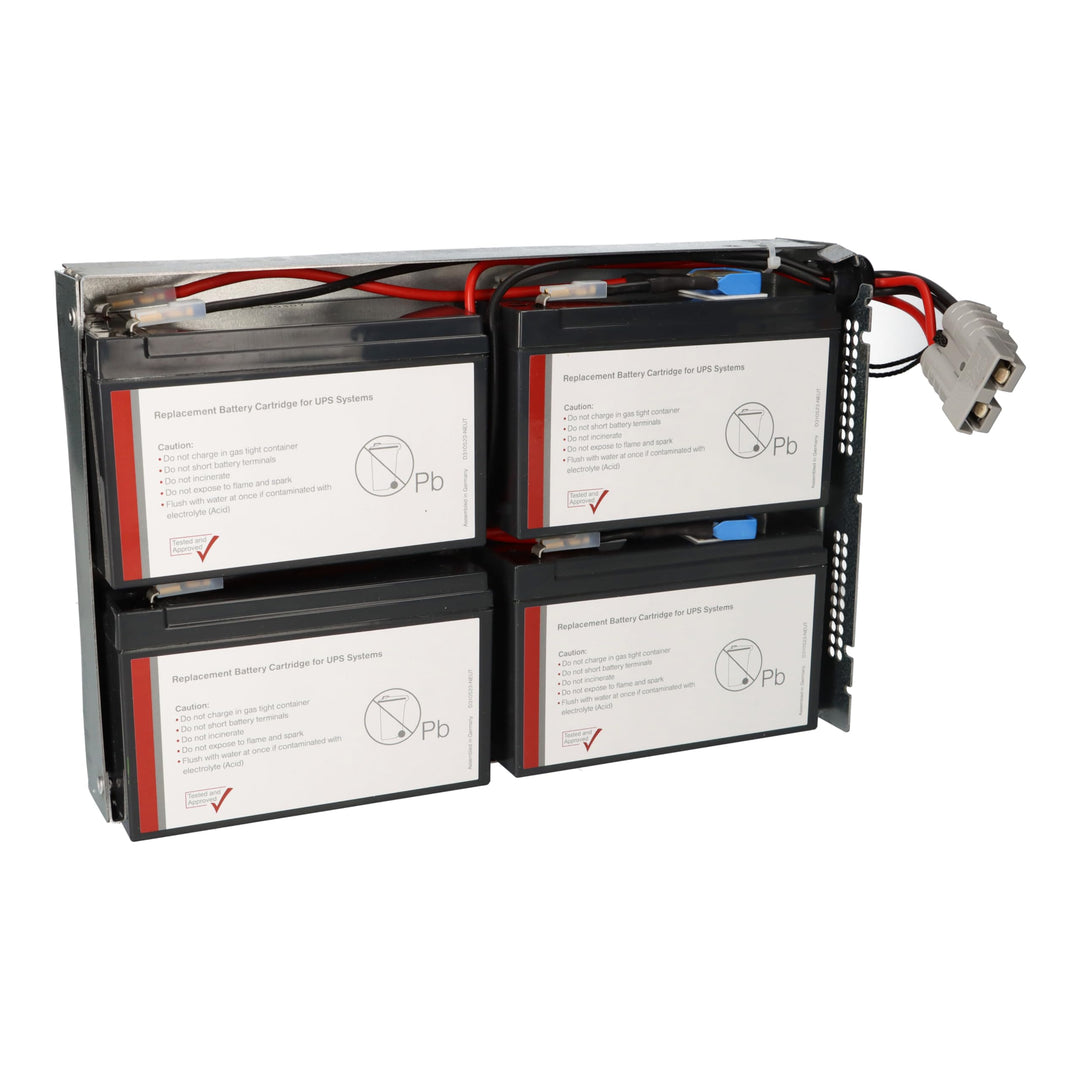 Akku für APC RBC23 Smart UPS 1000 USV Notstromversorgung Ersatzakku | RBC 23, Plug &amp; Play, Langlebig