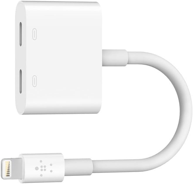 Belkin Rockstar Lightning-Audio- und Ladeadapter (iPhone Lightning-Audio-Adapter/Ladeadapter für iPh