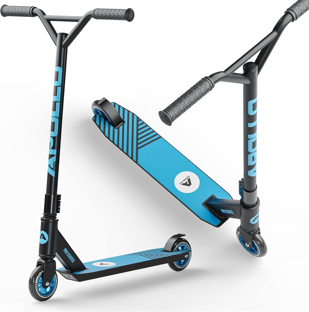 Apollo Stunt Scooter - Genius Pro | Robuster Kinder Scooter mit ABEC 9 Kugellager | Trick Roller, Tr