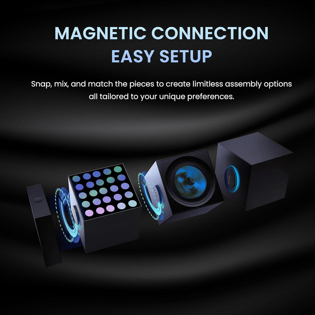 Yeelight Cube Smart Lamp – Light Gaming Cube Matrix – Rooted Base