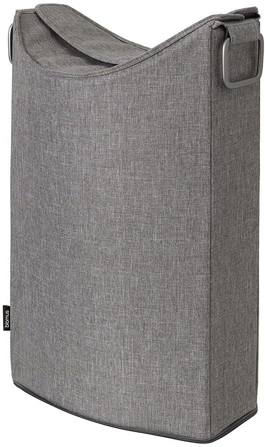 blomus -FRISCO LOUNGE- Wäschesammler, übereinander klappbarer Deckel, schlankes, zeitloses Design, 6