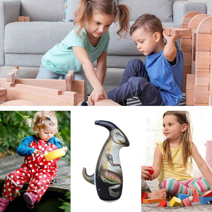 Dinosaur Boxsack Box Training Aufblasbar Spielzeug | 94 cm Kinder Boxsack mit Sofortiger Rückfederun