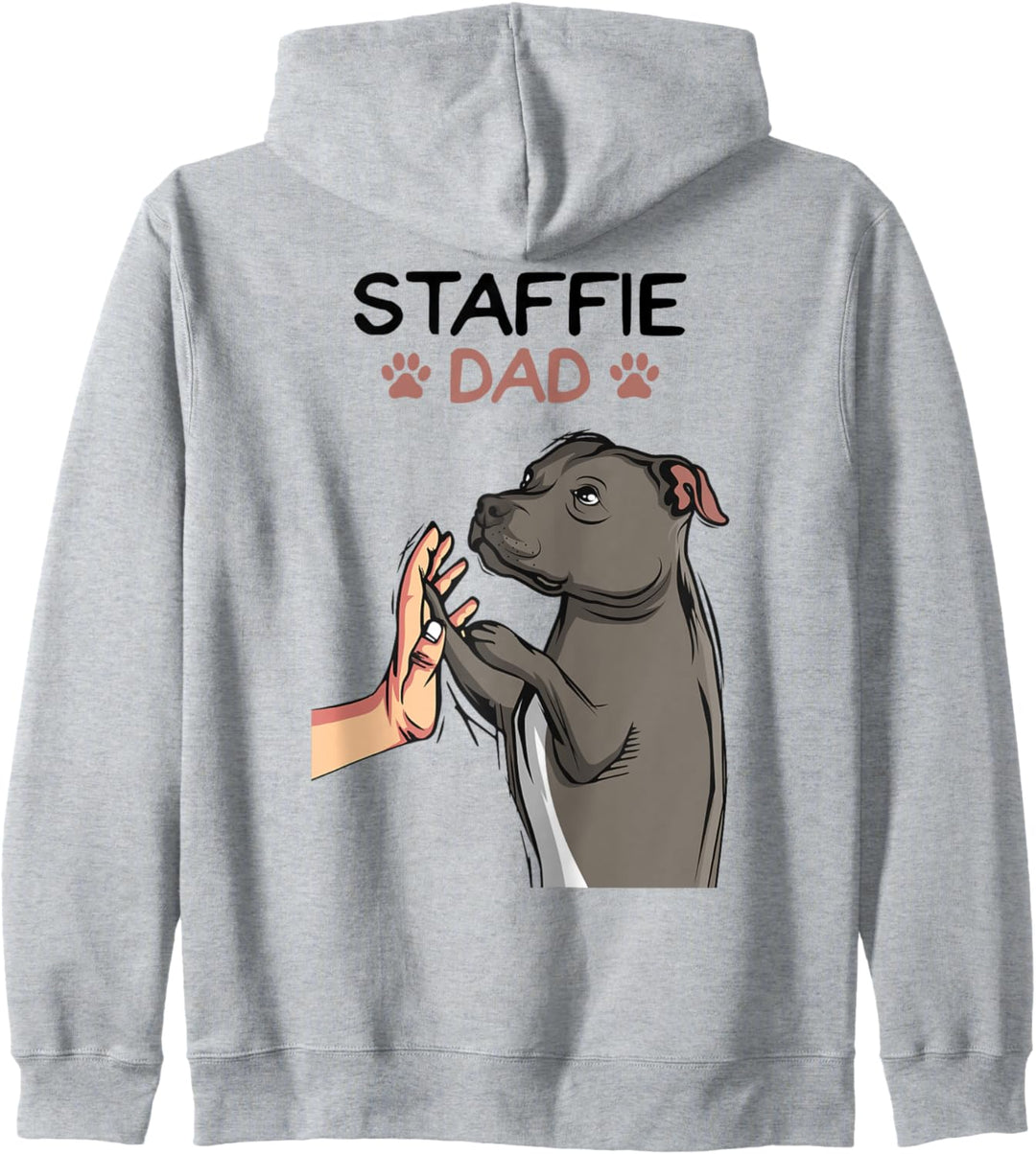 Staffordshire Bullterrier Papa Staffie Dad Hunde Kapuzenjacke