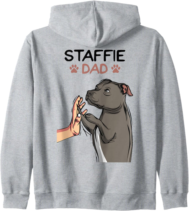 Staffordshire Bullterrier Papa Staffie Dad Hunde Kapuzenjacke