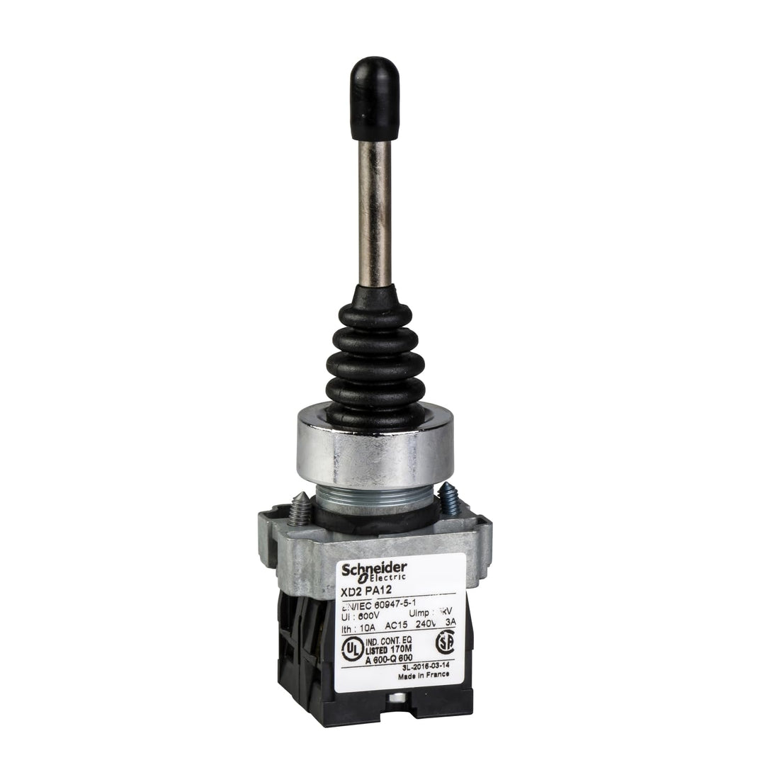 Schneider Electric Controller XD2PA24 | Komplette Joystick-Steuereinheit | Chrom-beschichtes Metall