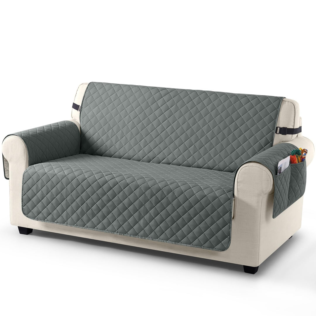 TAOCOCO Sofa Überzug, Sofabezug Wasserdicht Mit Gummiband，Wohnzimmer Anti-Rutsch Gepolsterter Sofasc