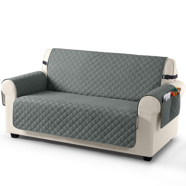 TAOCOCO Sofa Überzug, Sofabezug Wasserdicht Mit Gummiband，Wohnzimmer Anti-Rutsch Gepolsterter Sofasc