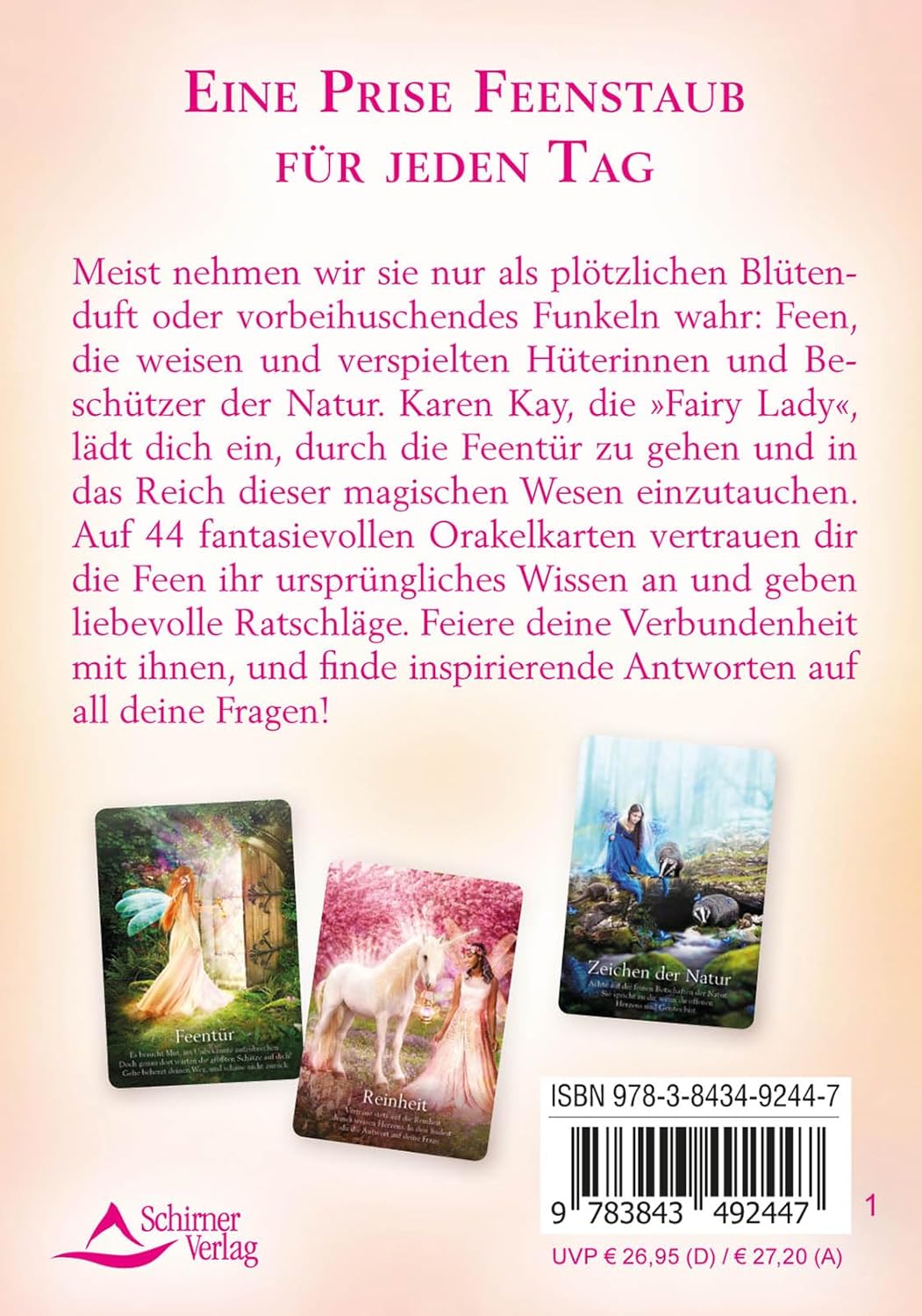 Orakel der Feen: Set mit Buch und 44 Karten, Taschenbuch