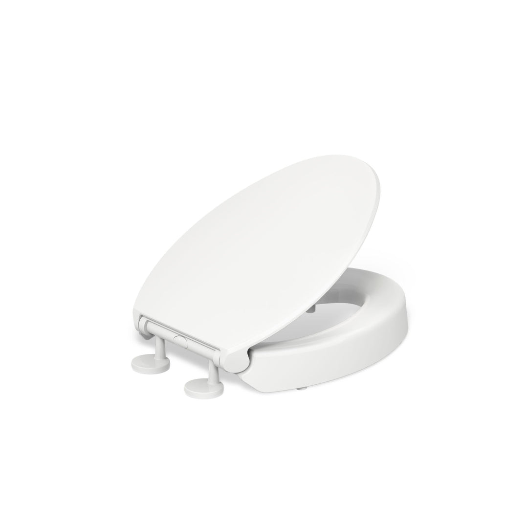 Kohler Hyten Toilettensitz, verlängert, mit Absenkautomatik, Weiss Elongated Weiss, Elongated Weiss