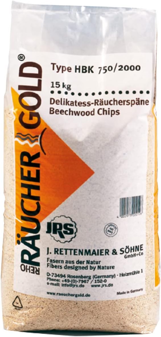 15kg Rettenmaier Räuchergold HBK 750/2000 Körnung 0.75 bis 3.0 mm