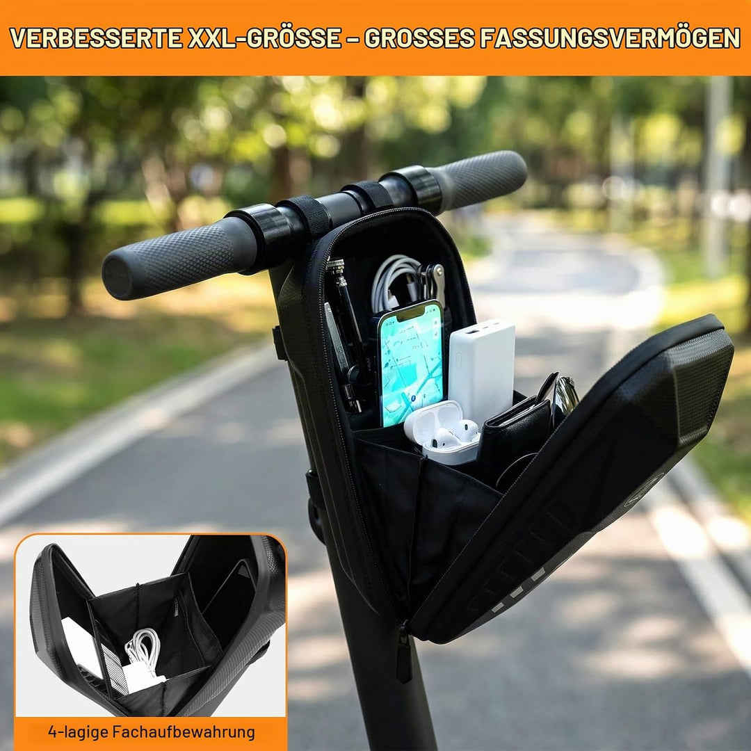 TLGREEN E Scooter Tasche, 3L/4L Grosse Kapazität Roller Tasche, Lenkertasche für Elektroroller wasse