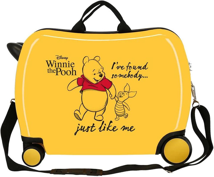 Disney Winnie The Pooh Kinderkoffer, Ocker, 50 x 39 x 20 cm, starr, ABS-Kombinationsverschluss, seit
