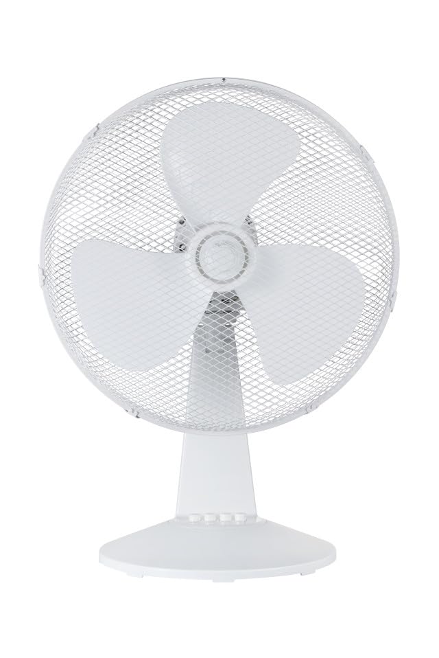 COMFEE' CFT40PW00A2 Tischventilator, 40 cm, 25 W, leiser Ventilator mit 3 Flügeln, 3 Geschwindigkeit