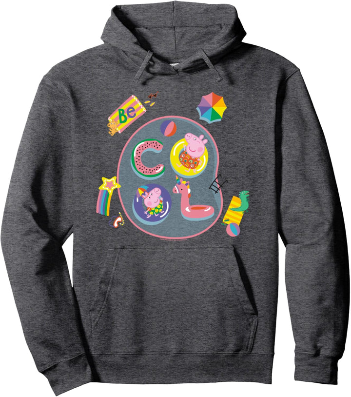 Peppa Wutz And George Pig Be Cool Pullover Hoodie