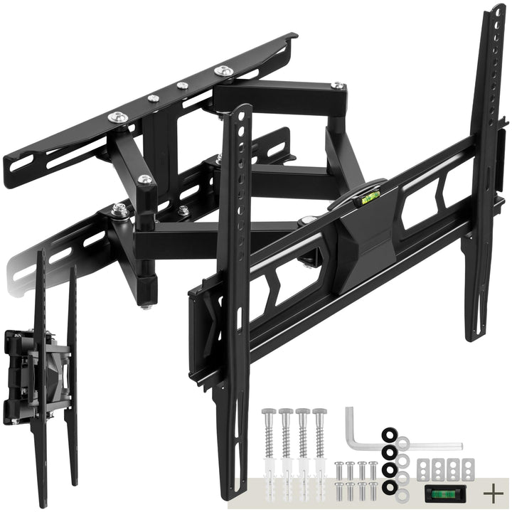 tectake® TV Wandhalterung schwenkbar, Fernseher Halterung neigbar, Monitor Halterung, Bildschirmhalt