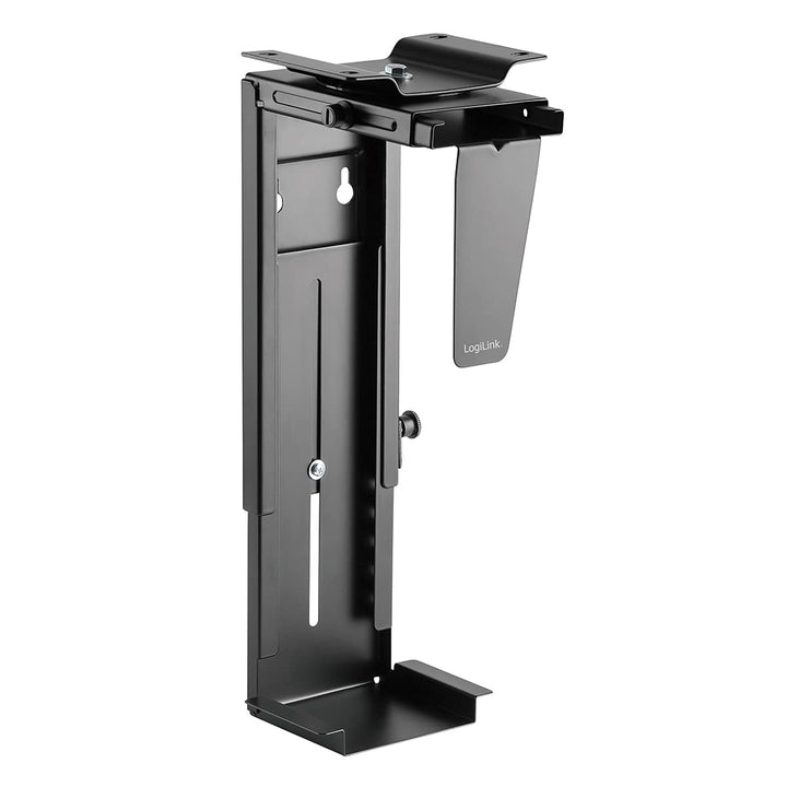 LogiLink EO0005 Einstellbare Untertisch/Wand PC-Halterung 360° drehbar mit variabler Grösseneinstell
