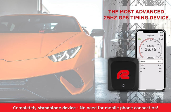 RACEBOX Mini S - 25 Hz GPS Lap Timer Drag Meter 0-100 Motorrad Auto MTB Quad