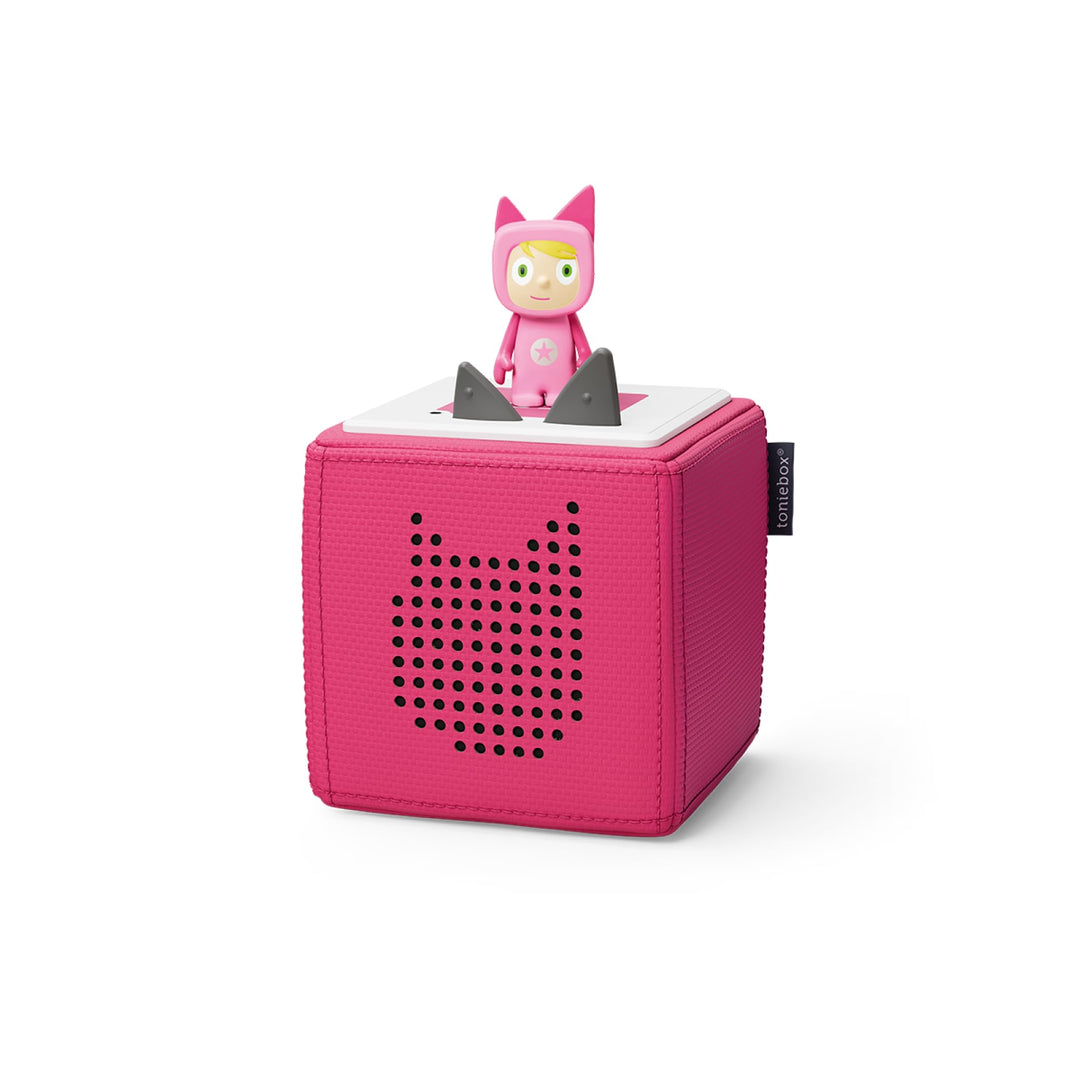 tonies Toniebox Starter Set incl 1 Creative Character, Audio Music Player Speaker for Audiobooks Son
