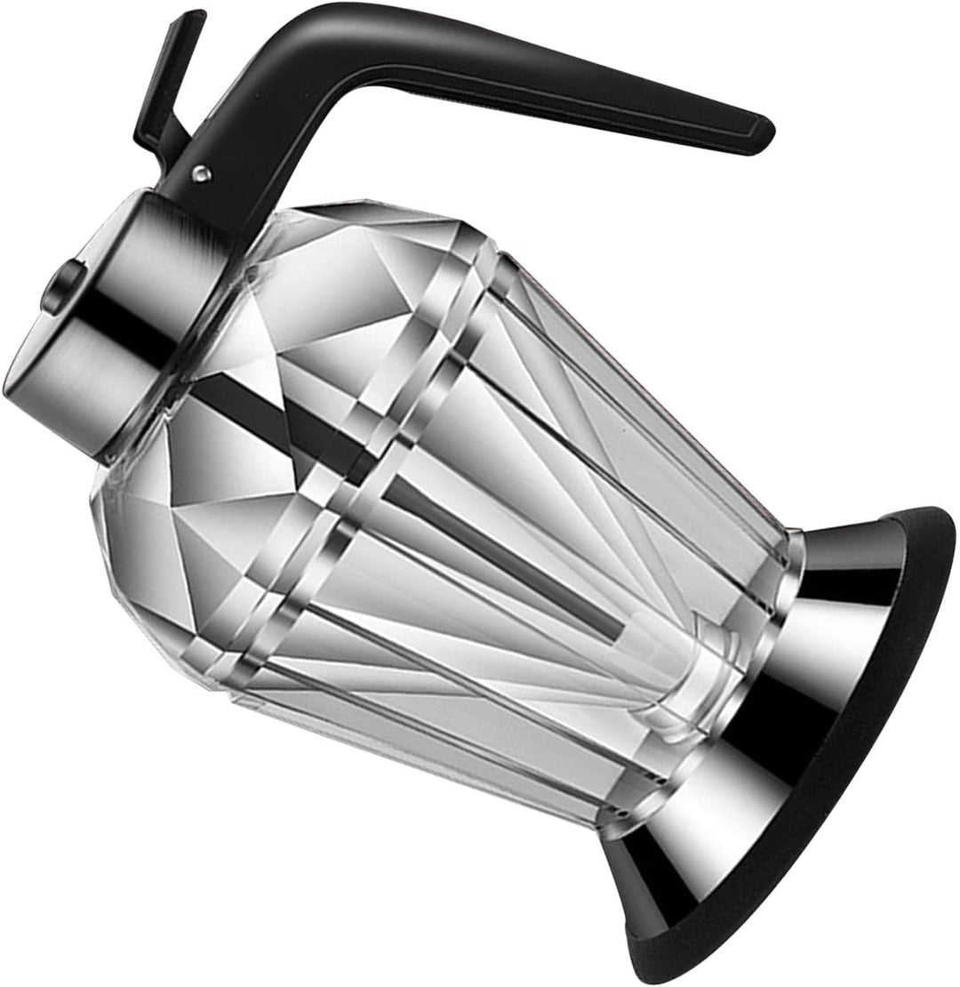 Diamond Honigflaschenpresse aus transparentem Glas, 200 ml, Handölspender Sojasauce, Miokyclepumi4a2