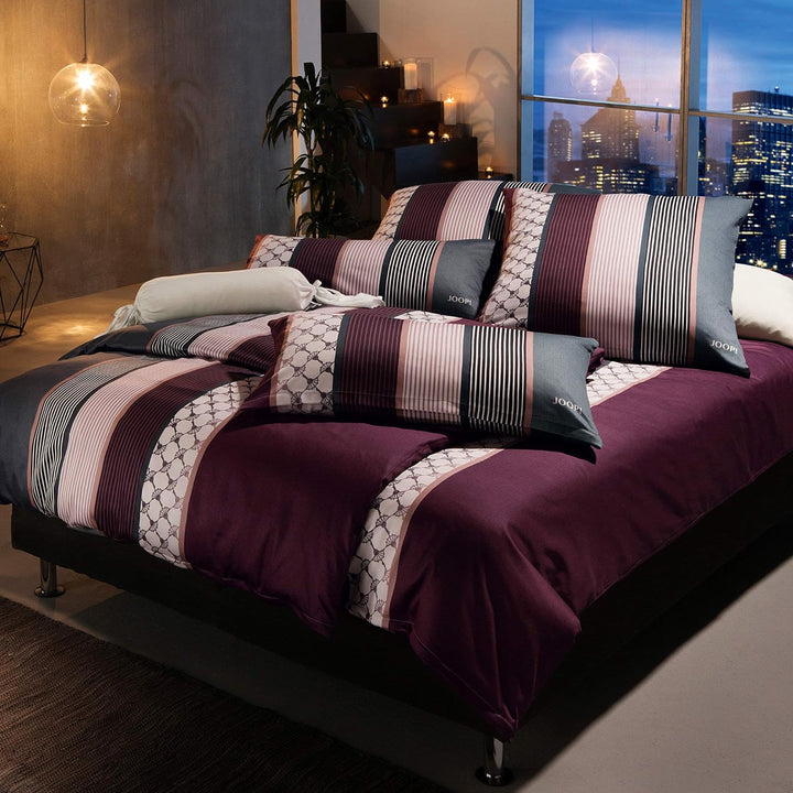 Joop. Joop. Bettbezug-Set Satin dunkelrosa Grösse 40x80 cm / 135x200 cm