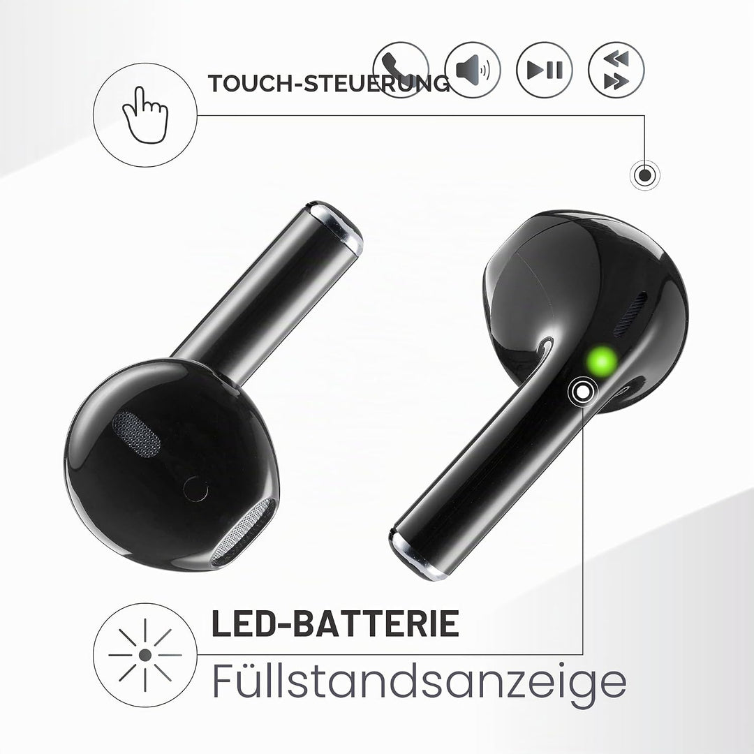 Music Sound, Spark TWS Kopfhörer, Bluetooth, Wireless, LED-Display, 30 Stunden Wiedergabe, automatis