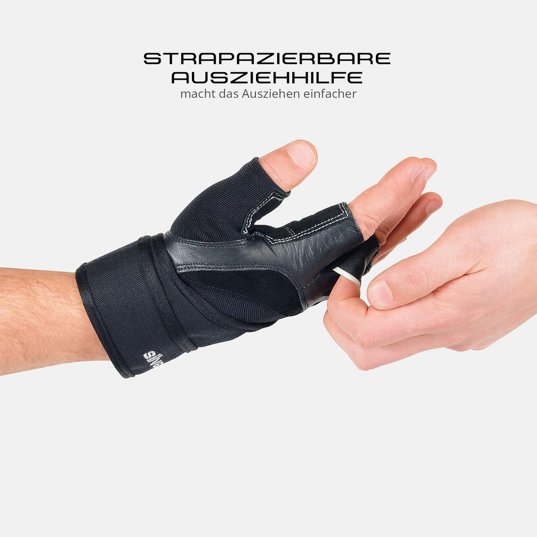 Silverton Herren Fitness-gewichtheberhandschuh Power Handschuhe XL Schwarz, XL Schwarz