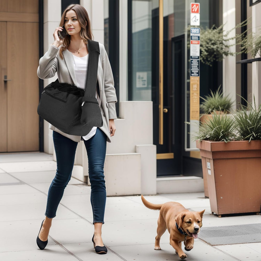 Hundetasche, ISFORU grosse Haustiertasche für kleinen Hund und Katze | Tragekraft bis 10KG – Angeneh