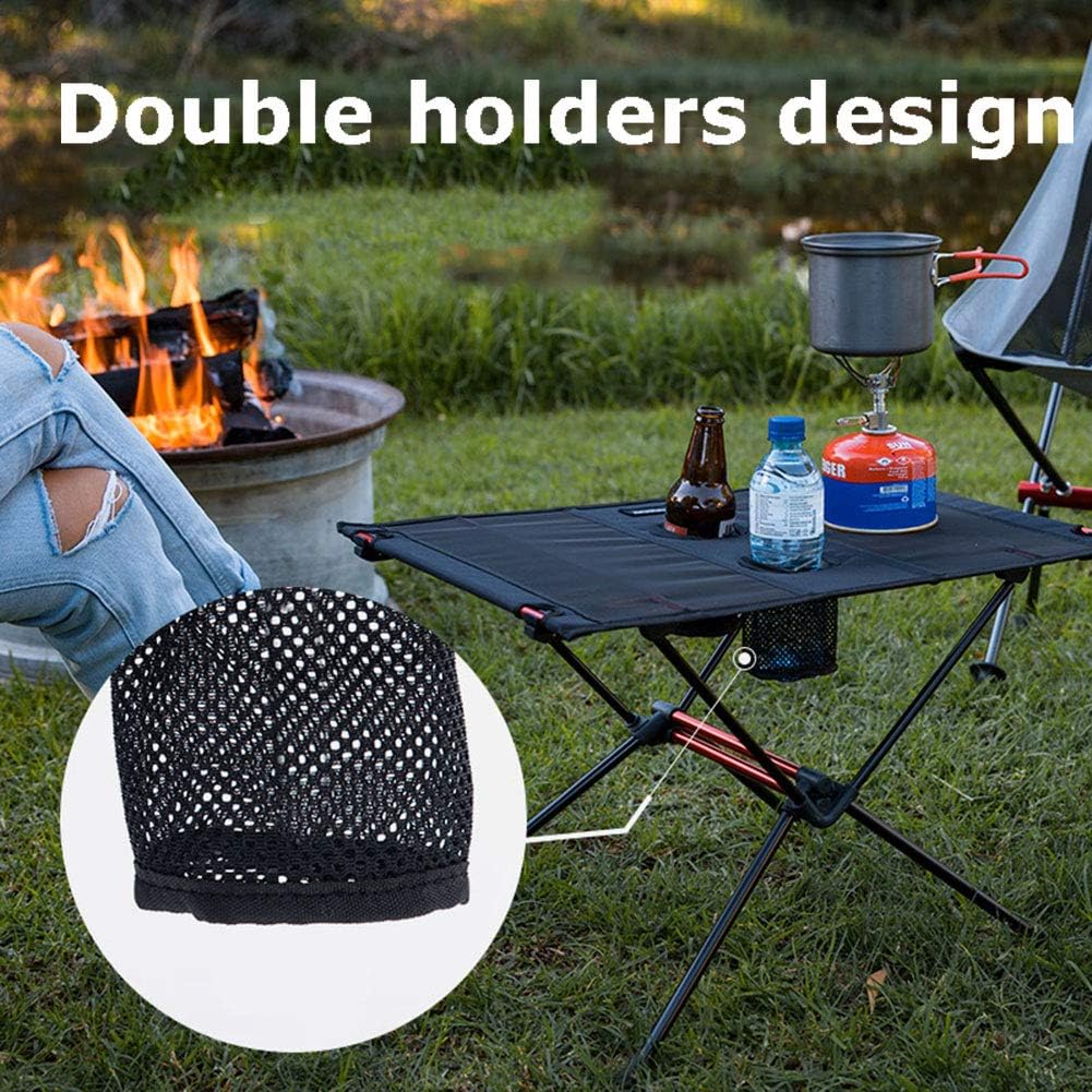Tentock Ultraleichter Camping Tisch Klapptisch Aluminium Leicht Stabil Campingtisch Tragfähigkeit bi