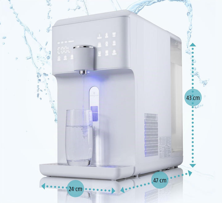 Osmose-Wasserfilter mit Wasserstofffunktion Weiss, Wei&amp;