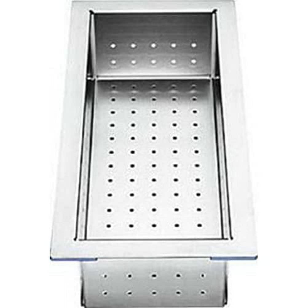 BLANCO Resteschale Edelstahl | 420 x 200 mm | Gelocht