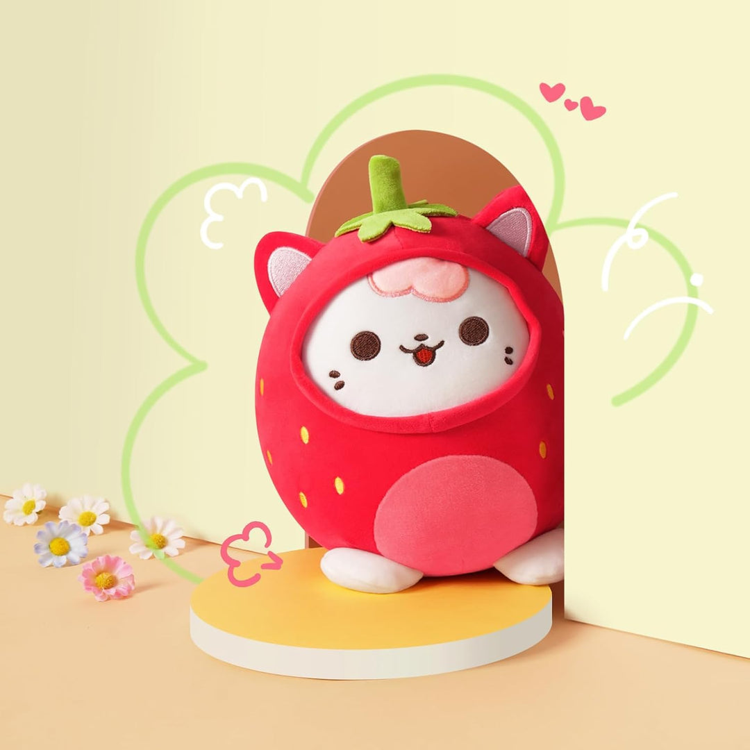 shownicer Plüschtier Katze Kuscheltier Stofftier Kawaii Katze Plüsch Kissen Spielzeug Kätzchen Plüsc