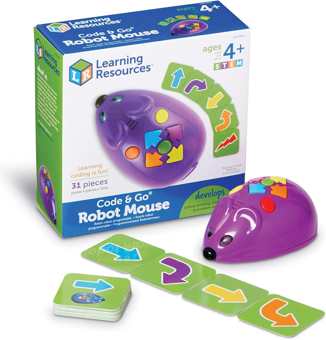 Learning Resources Code & Go „Robotermaus“ Klassenzimmer-Spielset