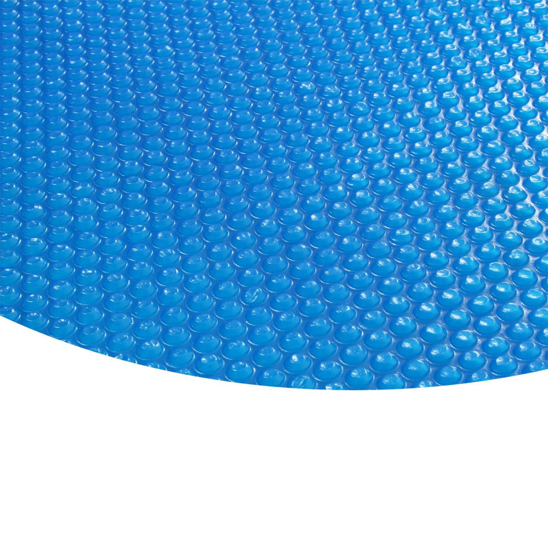 Zelsius Solarfolie, rund | Ø 3,6 m | blau | 400µ | Noppenfolie, schwimmend | Poolabdeckung, Solar Fo
