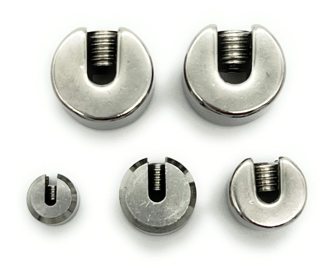 Klemmstopper Stoppklemme Edelstahl V4A | Drahtseil Ø 4mm | 10 Stück | Grösse und Menge WÄHLBAR | Dra