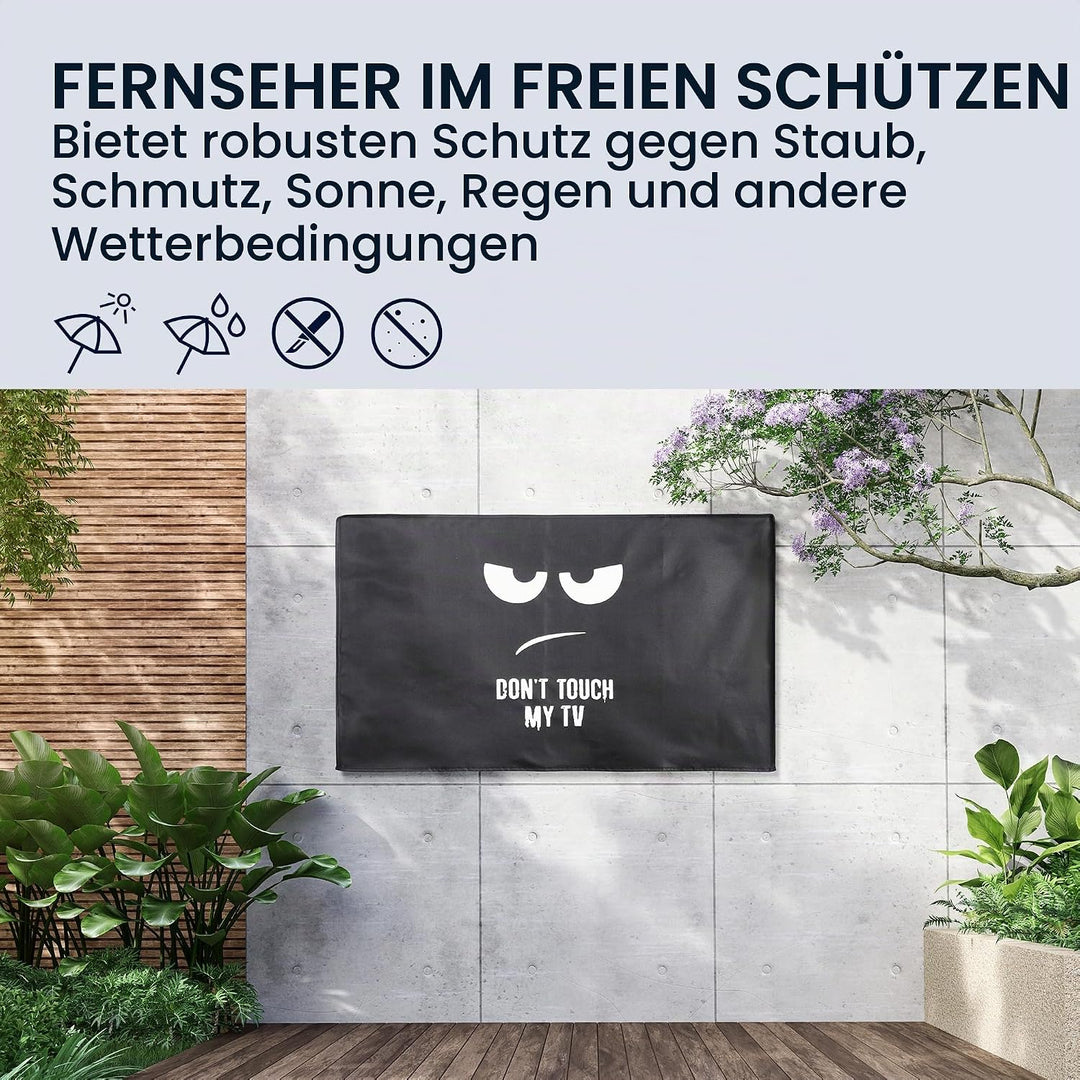 kwmobile 43" TV Abdeckung Outdoor - TV Abdeckung - Outdoor Fernsehabdeckung - Fernseher Hülle Bildsc