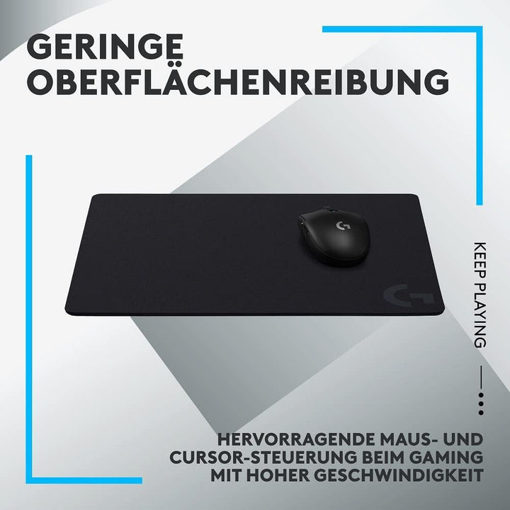 Logitech G G440 Hartes Gaming-Mauspad, optimiert für Gaming-Sensoren, geringe Oberflächenreibung, ru
