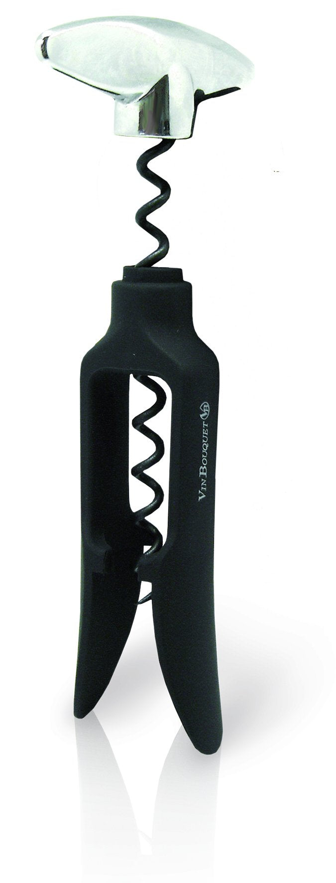 Vin Bouquet FID 225 Twist Korkenzieher, schwarz, 20 x 9 x 3 cm Schwarz 20 x 9 x 3 cm, Schwarz 20 x 9