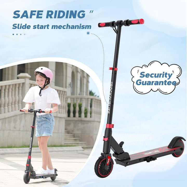 RCB R15 Elektroroller Kinder ab 8-12-16 Jahre, Faltbarer E Scooter, Max 20km/h, Reichweite 16KM, Nur